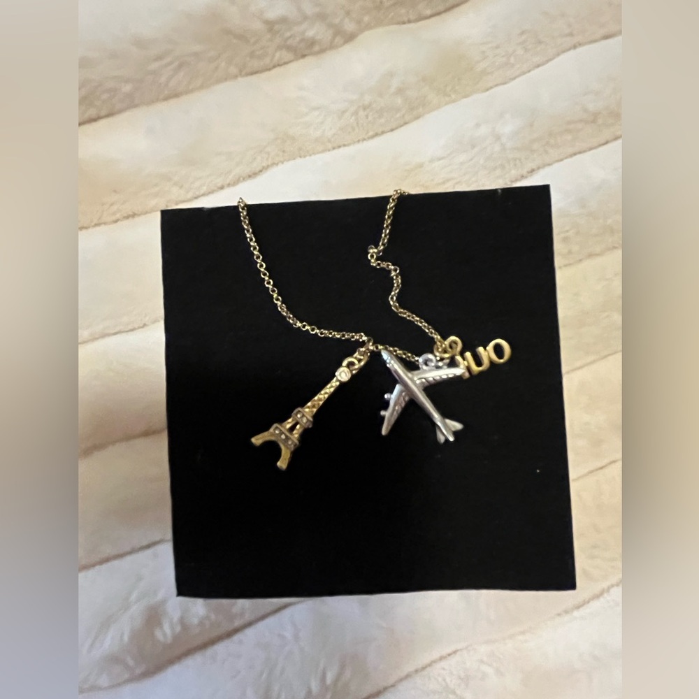 Juicy Couture Eiffel Tower Charm Necklace Y2K